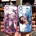 thumbnail image 3 of Carcasa Para Teléfono Iphone 11 12 13 14 Pro Max 14 Plus 13 Mini Angel Eyes Demon Slayer Suave Transparente Silicona Protección Completa Funda, 3 of 4