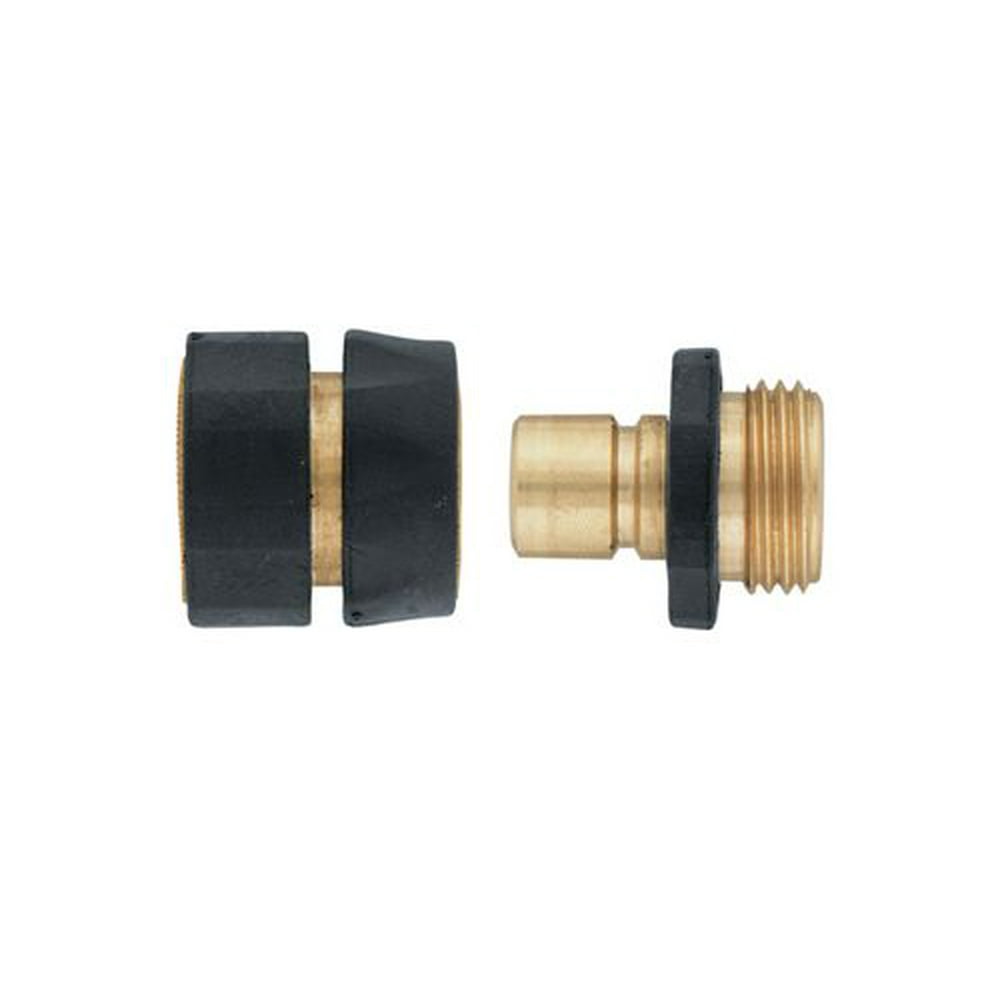 Orbit Water Hose Faucet Male & Female Brass Quick Connect, Fast Release
