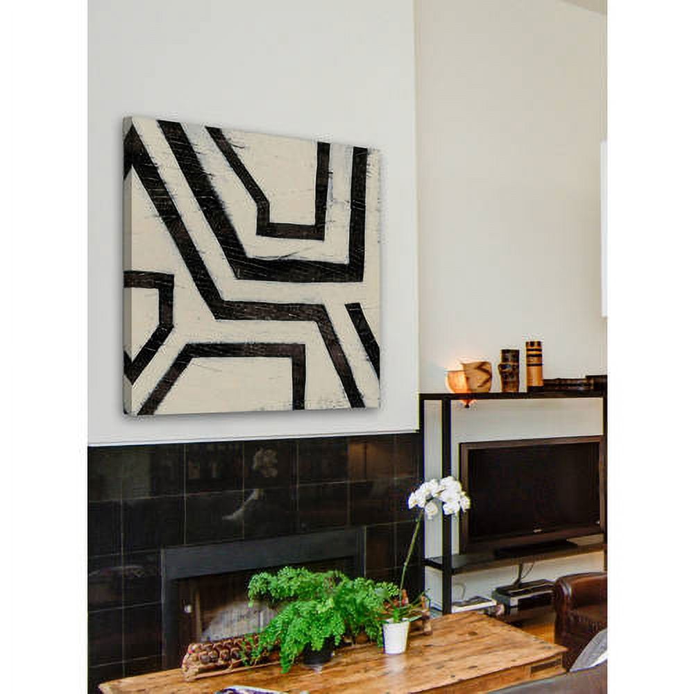 Marmont Hill "Hieroglyph III" Painting Print on Wrapped Canvas