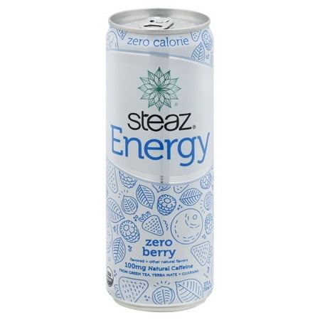 Healthy Beverage Steaz  Energy Drink, 12 oz (Best Energy Drink On The Market)