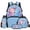 Blue Axolotl, variant on Red Fire Truck Kids Backpack Set 4Pcs, Boys School Bag with Lunch Box Pencil Case Water Bottle Sleeve for Elementary Primary Middle School Back to School Essentials Gifts