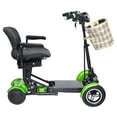 thumbnail image 2 of Bangeran Wide Seat Electric Motorized Compact Scooter, Foldable Portable Heavy Duty, Up to 20 Miles - Green, 2 of 8