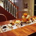 thumbnail image 4 of Thanksgiving Fall Squirrel Table Runner-Cotton Linen- 72 Inch Holiday Dresser Scarves, Autumn Maple Leaves Watercolor Tablerunner for Kitchen Coffee/Dining Living Room Dinner Scarf Décor 16x72, 4 of 7