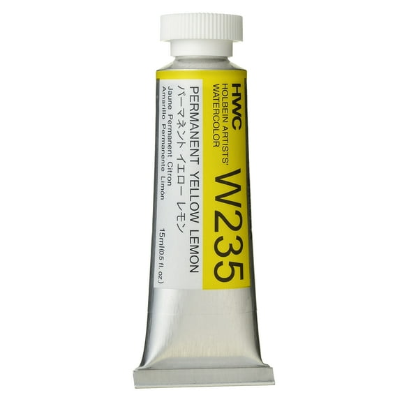 Holbein Artists' Watercolor, 15ml, Permanent Yellow Lemon