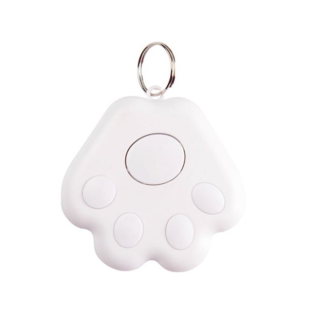 RO Pet Bluetooth Tracker Llavero Dog Cat Tracer Smart Finder Tag Accesorio 1 pieza blanca Sincero Electrónica