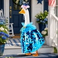 thumbnail image 4 of 23Inch Halloween Goose Outfit Skirt Porch Yard Statue Clothes Patio Lawn Decor, 4 of 9