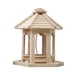 thumbnail image 2 of Comedero para pájaros de casa de madera, estación de alimentación colgante, comedero para pájaros hueco, 2 of 4