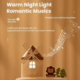 thumbnail image 5 of Mini Windmill Humidifier with Night Light and Music Cute Humidifier for Bedroom Cool Mist Humidifiers Desk Humidifier Music Box for Kids Room Office Table, 5 of 5