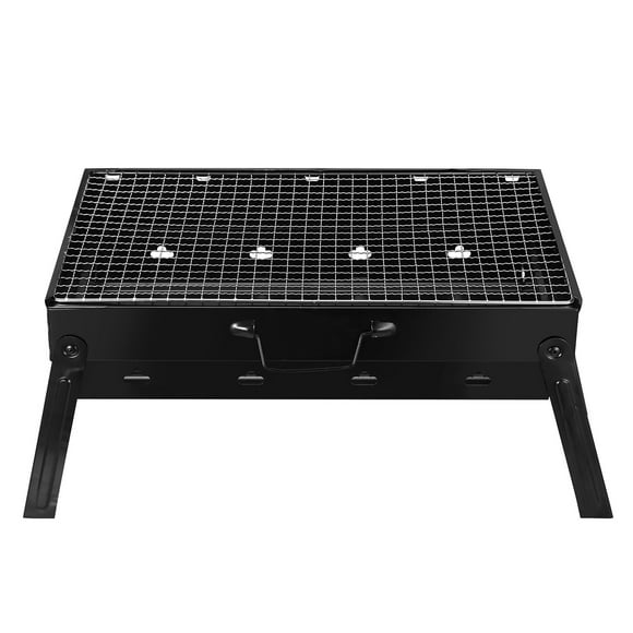 GPCT Barbecue Portatif Gril Pliable au Charbon de Bois Fumoir Léger pour Camping Pique-Niques Grillades au Jardin