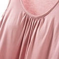 thumbnail image 5 of CHUMUD Womens Built-in-Bra Tank Tops Sleeveless Crew Neck Pleated Top Loose Fit Summer Casual, 5 of 5