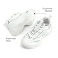 thumbnail image 3 of DREAM PAIRS Kids’ Sneakers, Lightweight Lace-Up Walking Shoes with Jelly Sole for Girls and Boys, 3 of 6