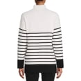 thumbnail image 2 of By Design Women’s Funnel-Neck Print Sweater, 2 of 5