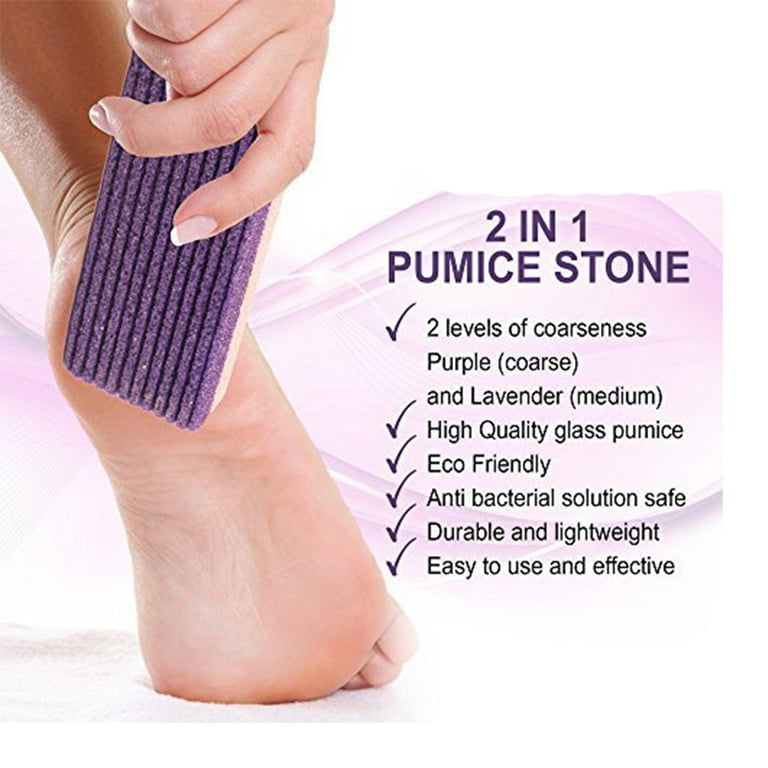Maryton Pumice Sponge for Feet,Pumice Sponge Stone Exfoliate Foot Feet Care  Dead Dry Skin Callus Pedicure Pack of 4