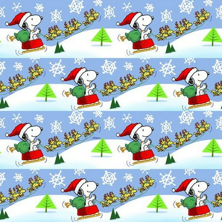 Peanuts Christmas Roll Wrap