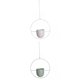 thumbnail image 1 of Macetas Colgantes de Metal Shamjiam Modernas para Interiores y Exteriores, 1 of 4