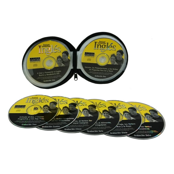 Learn to Speak INGLES Language on 8 Audio CDs ( Spanish to English )