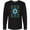 AB-Black, variant on Inktastic Hanukkah Ugly Sweater Long Sleeve T-Shirt