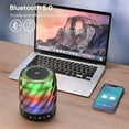 LFS Bluetooth Speaker with Lights, Portable Wireless Speaker, 20H Playtime Night Light Party