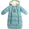 thumbnail image 1 of HAHDAXIA Baby Warm Sleeping Bag Newborn Hooded Romper Winter Wearable Blanket, 1 of 6