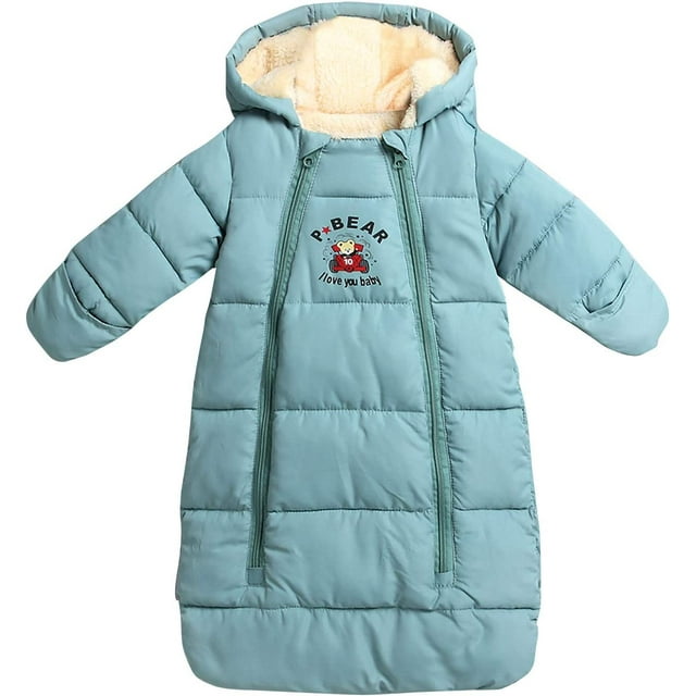 HAHDAXIA Baby Warm Sleeping Bag Newborn Hooded Romper Winter Wearable Blanket