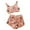 Orange, variant on Halloween Pajama Set for Women Glow In The Dark Flannel Pajama Set Autumn Winter Loungewear Cozy With Design Orange,S