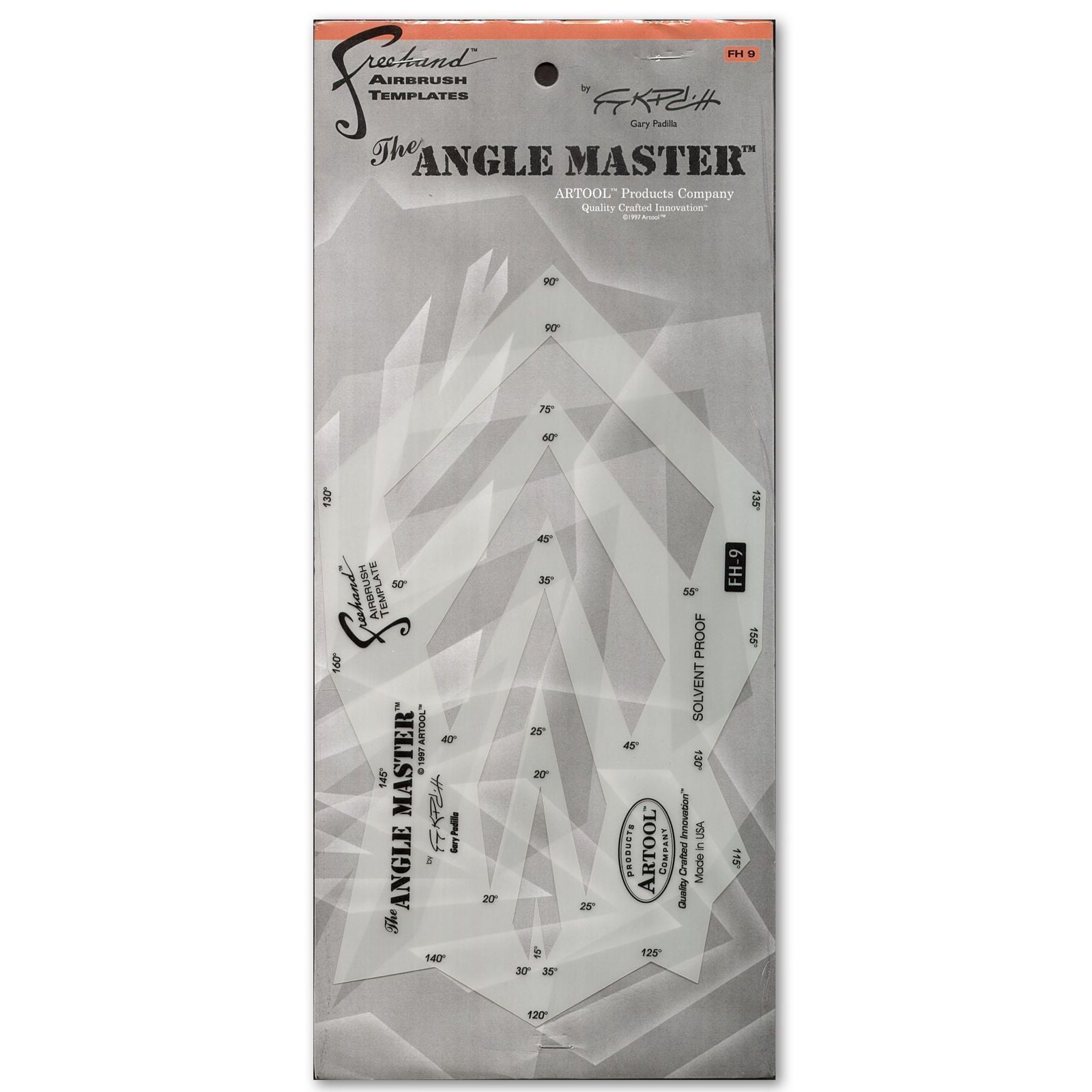 The Angle Master Freehand Airbrush Template template