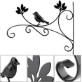 thumbnail image 4 of ZHAOCHENG Gancho de soporte para plantas para colgar en la pared, arte del hierro, colgador decorativo para jardín, maceta, contenedor, maceta, cesta, comedero para pájaros, linternas, 4 of 5