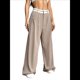 thumbnail image 1 of Pantalones Anchos de Cintura Alta para Mujer, para y Otoño. Pantalones Informales de Trabajo y Negocios. Caqui M, 1 of 9