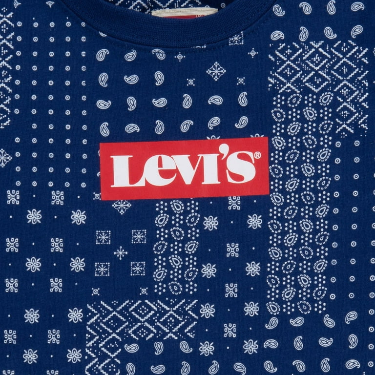 Levi s Toddler Boys Graphic T Shirt and Shorts 2 Piece Outfit Set