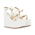 thumbnail image 1 of Sandalia De Plataforma Drillo Para Mujer Color Blanco Platonia  LORETA-02-BLANCO, 1 of 8