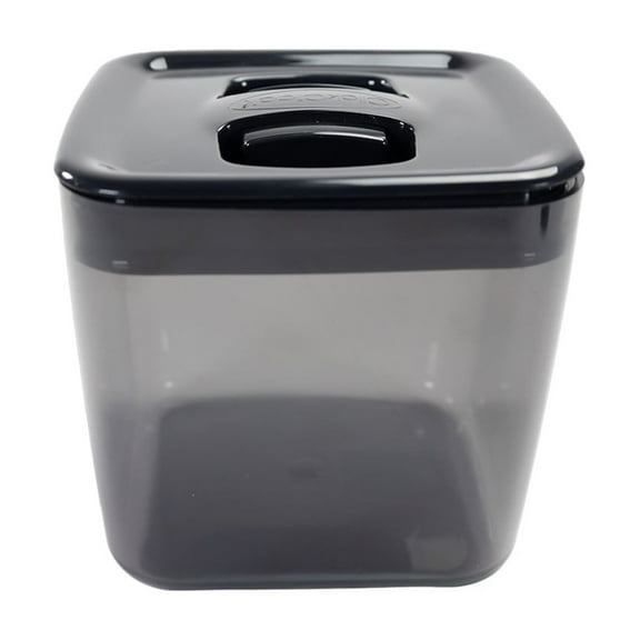 Click Clack 1.5 Quart Display Cube Storage Container | Black
