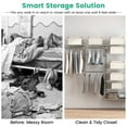 thumbnail image 6 of Gymax Custom Closet Organizer Kit 4 to 6 FT Wall-mounted Closet System w/ Hang Rod, 6 of 7