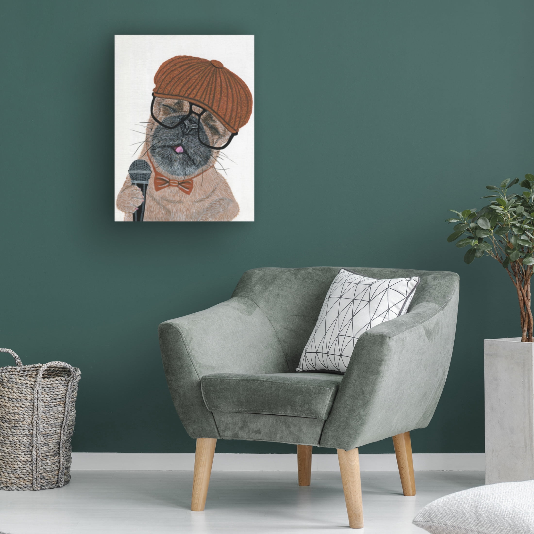 Canvas Wall Art - Melissa Symons 'The Song of His People' Wall Art for Living Room, Bedroom, or Office Décor by Trademark Fine Art - 14 x 19 Inches