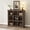 Antique Black, variant on 9 Cube Farmhouse Bookshelf, 3 Tier Wood Storage Organizer, Rustic Minimalist Floor Display Cabinet for Living Room, Bedroom, Home Office, Antique Black