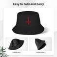 Holy Cross Satan Jesus Unisex Double Bucket Hat Dad Cap