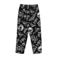 thumbnail image 3 of Lsque Skull bird bat spider Print Women's Pajama Pants, Lounge Pant - Comfortable Home Wear,Elastic Waistband, Stylish Design-X-Large, 3 of 9
