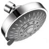 High Pressure Fixed Showerheads,5-Mode High Flow Fixed Showerheads,4inch Rain Shower Heads with adjustable Metal Swivel Ball Jiont,Luxury Shower Experience