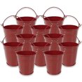 thumbnail image 2 of Solo artefactos mini altura de 3 pulgadas Crayón de metal/soporte de lápiz Favor cubo cubo (12pcs, rojo) Just Artifacts Recuerdos, 2 of 2