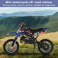 thumbnail image 3 of Floseru Upgraded 49cc Kids Dirt Bike 2-Stroke - Mini Motorcycle, Gas Dirt Bikes with Front Rear Disc Brakes Speeds up to 25 MPH, Off-Road Tires, Shock Absorption, Dirtbikes for Kids, 3 of 8