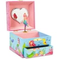 thumbnail image 6 of Jewelkeeper Musical Jewelry Box with Spinning Unicorn, Mermaid Pattern, Birthday or Christmas Gifts., 6 of 6