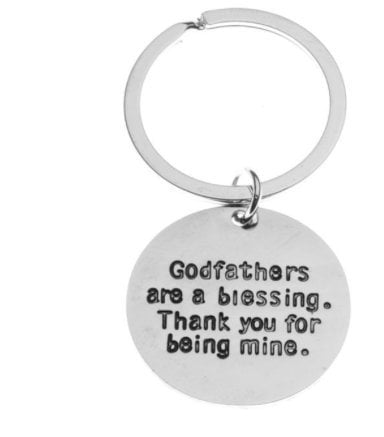 Godfather Gift Godfather Keychain Only the Best Uncles Get Promoted 