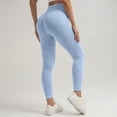 thumbnail image 6 of Women High Waist Butt Lift Pilates Yoga Leggings – Slim Fit Stretch Sculpting Training Pants, Black Leggings Women Athletic Casual Bottoms For Daily Fitness, 6 of 6