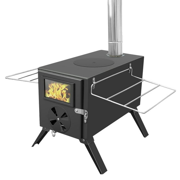 TOMSHOO Outdoor stove,Tent Firewood Stove With Chimney Portable Wood Stove Wood Stove Firewood Camp Tent Zeyuan Tent Stove Outdoor Huiop WoodStove Dsfen Chimney WoodBuzhi