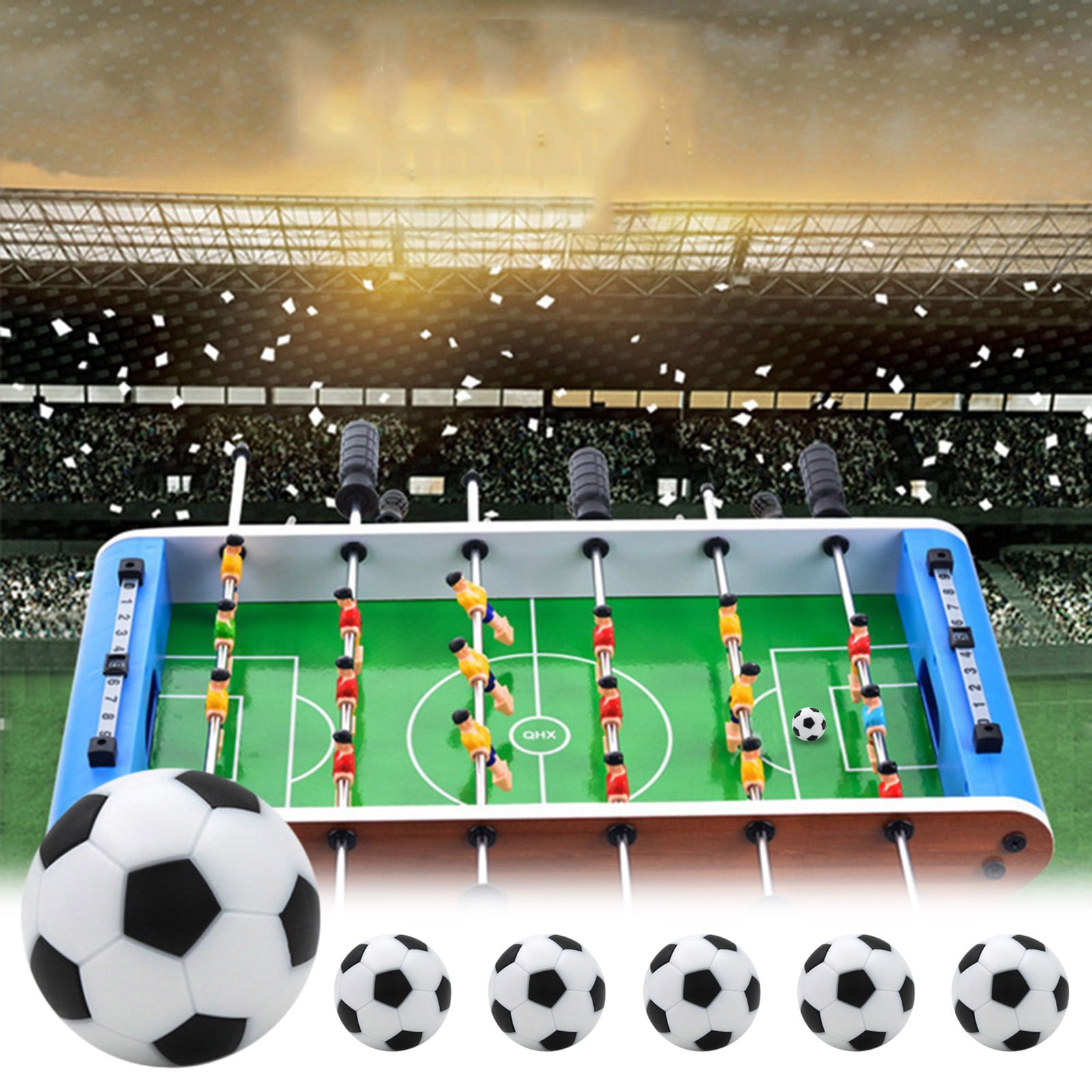 Mini Football tables à jouer 32 mm Kicker balles de rechange Sports Mini Fournitures Set 