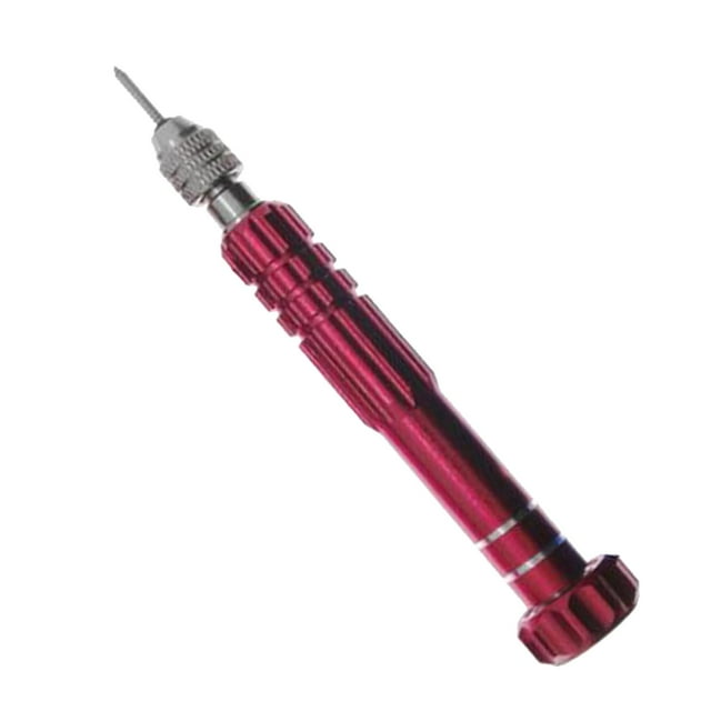 jinwen Oeillets de Raquette Outil de Corde de Raquette Droite Poinçon Acier Inoxydable 12,4 Cm Rouge