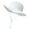 White, variant on Baby Toddler Girls Bucket Sun Hats Kid's Sun Hat Wide Brim UPF 50+ Protection Hat for Toddler Boys Girls Adjustable Bucket Hat White,6M-2Y