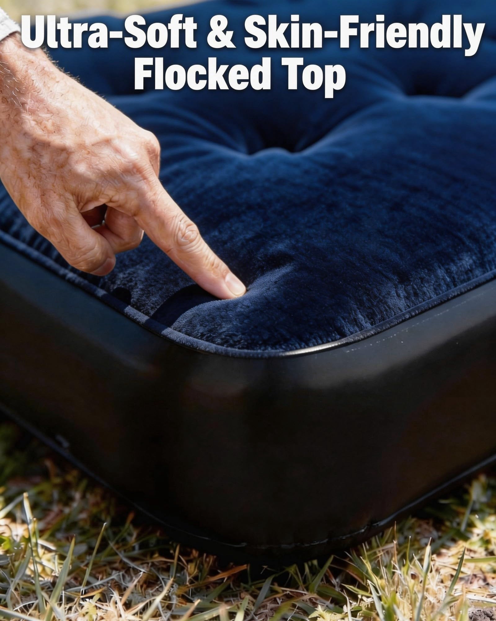 Air Mattress for Car Camping, Leakproof & Quick Inflation Sleeping Airbed with Electric Pump, Fits Most Compact, Mid-Size & Full-Size SUV Trunks for Road Trip Travel