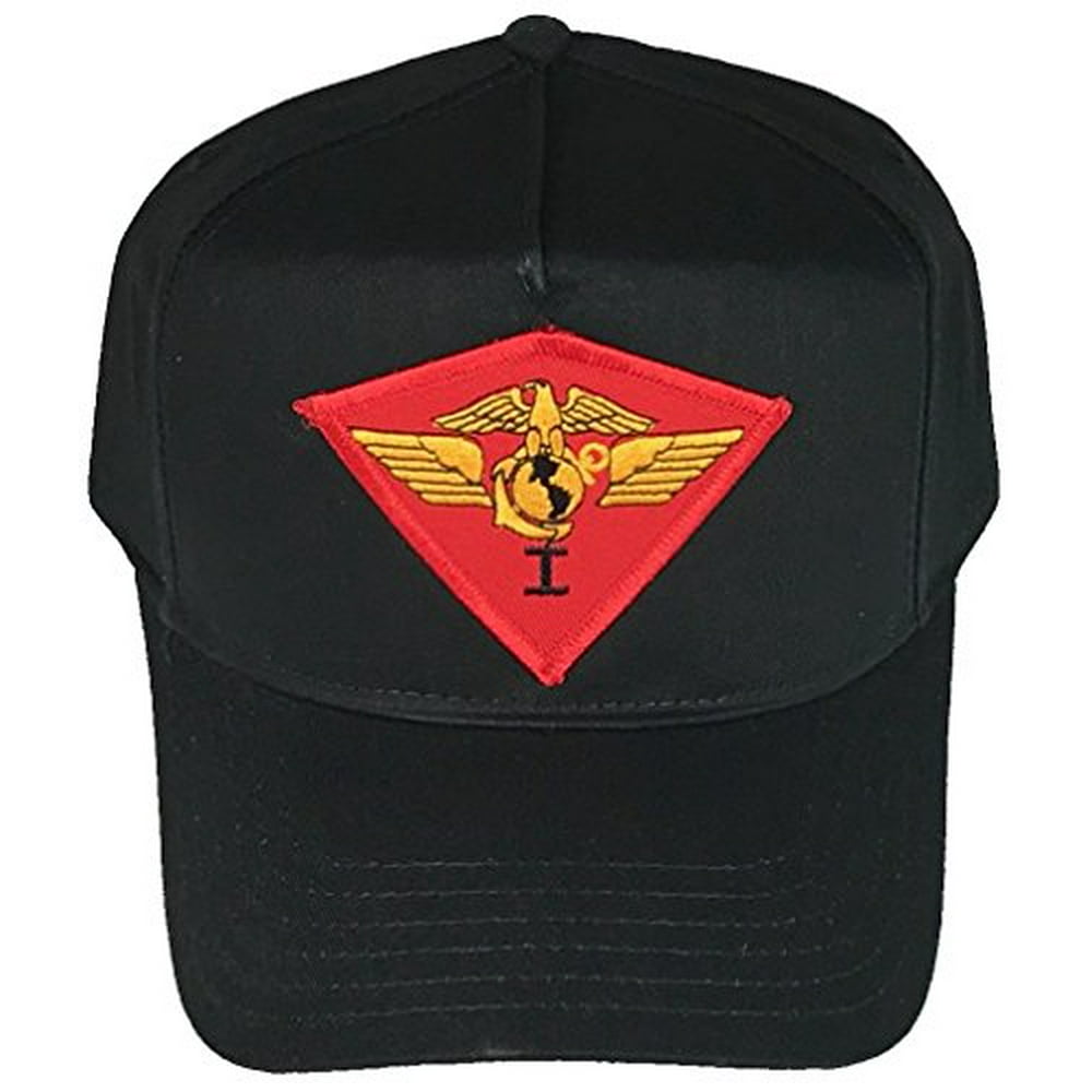 USMC 1ST MARINE AIR WING HAT BLACK Veteran Owned Business Walmart