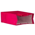 thumbnail image 2 of JAM Paper Gift Bags with Rope Handles, Large, 10 x 13 x 5, Hot Pink Matte, Sold Individually, 2 of 3
