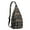 Black-22, variant on Tribal Print Sling Bag - Waterproof Tear-resistant Vintage Inspired Shoulder Bag with Boho Ethnic Patterns